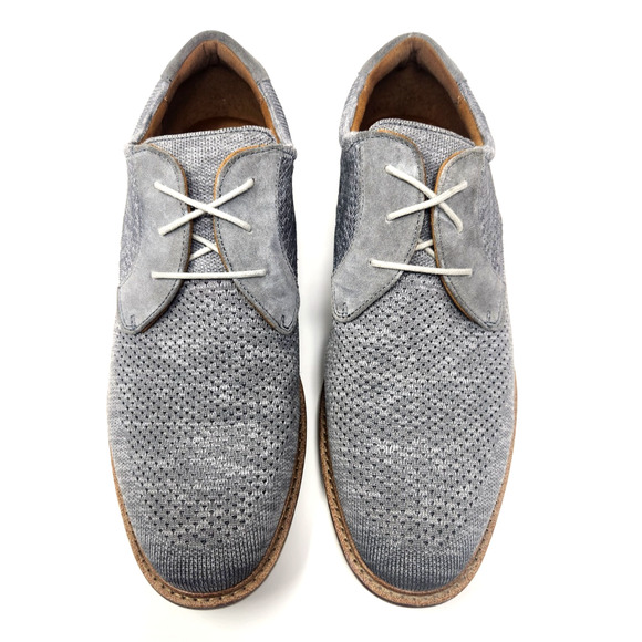 Florsheim Knit Oxford Shoes Mens 10.5 Gray Casual Derby Lightweight Comfort main image 11